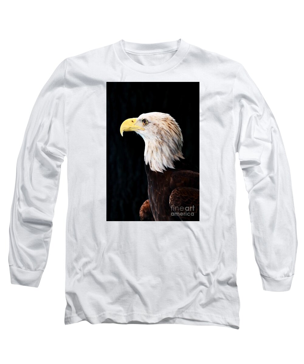 Eagle Long Sleeve T-Shirt featuring the photograph American Bald Eagle by Stephanie Frey