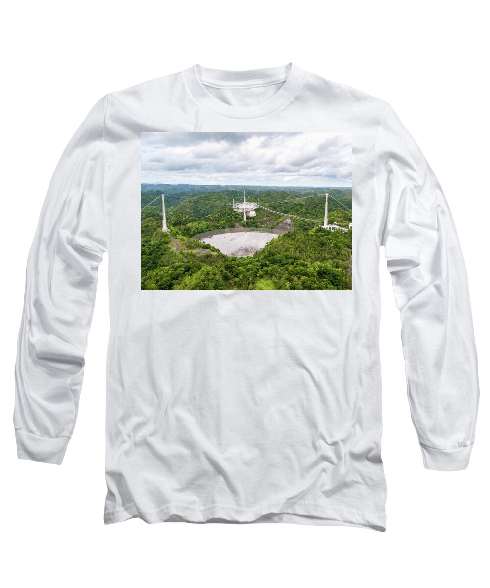 Photosbymch Long Sleeve T-Shirt featuring the photograph Arecibo Observatory by M C Hood