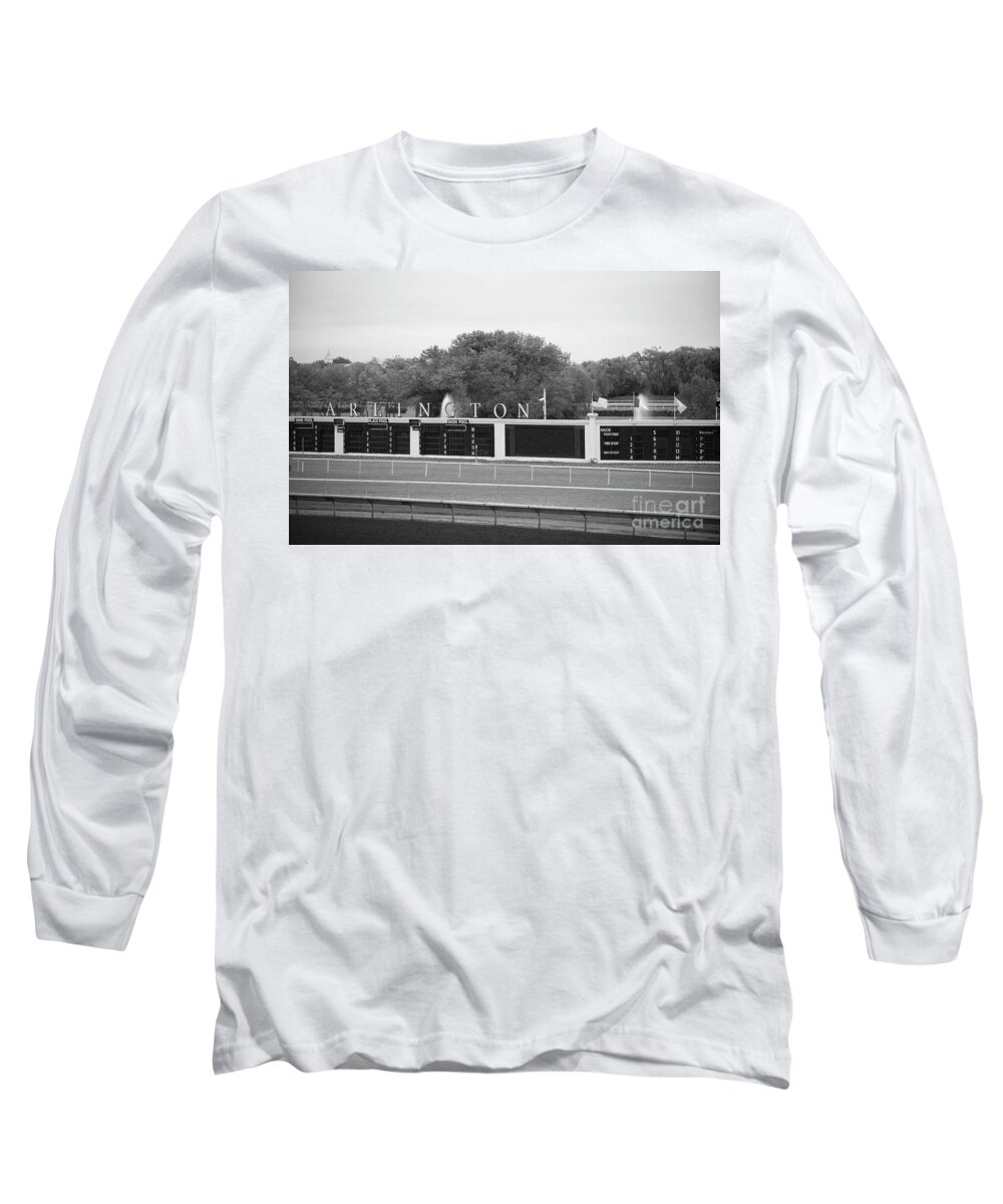 Arlington Park Long Sleeve T-Shirt featuring the photograph Arlington Million Site by David Bearden
