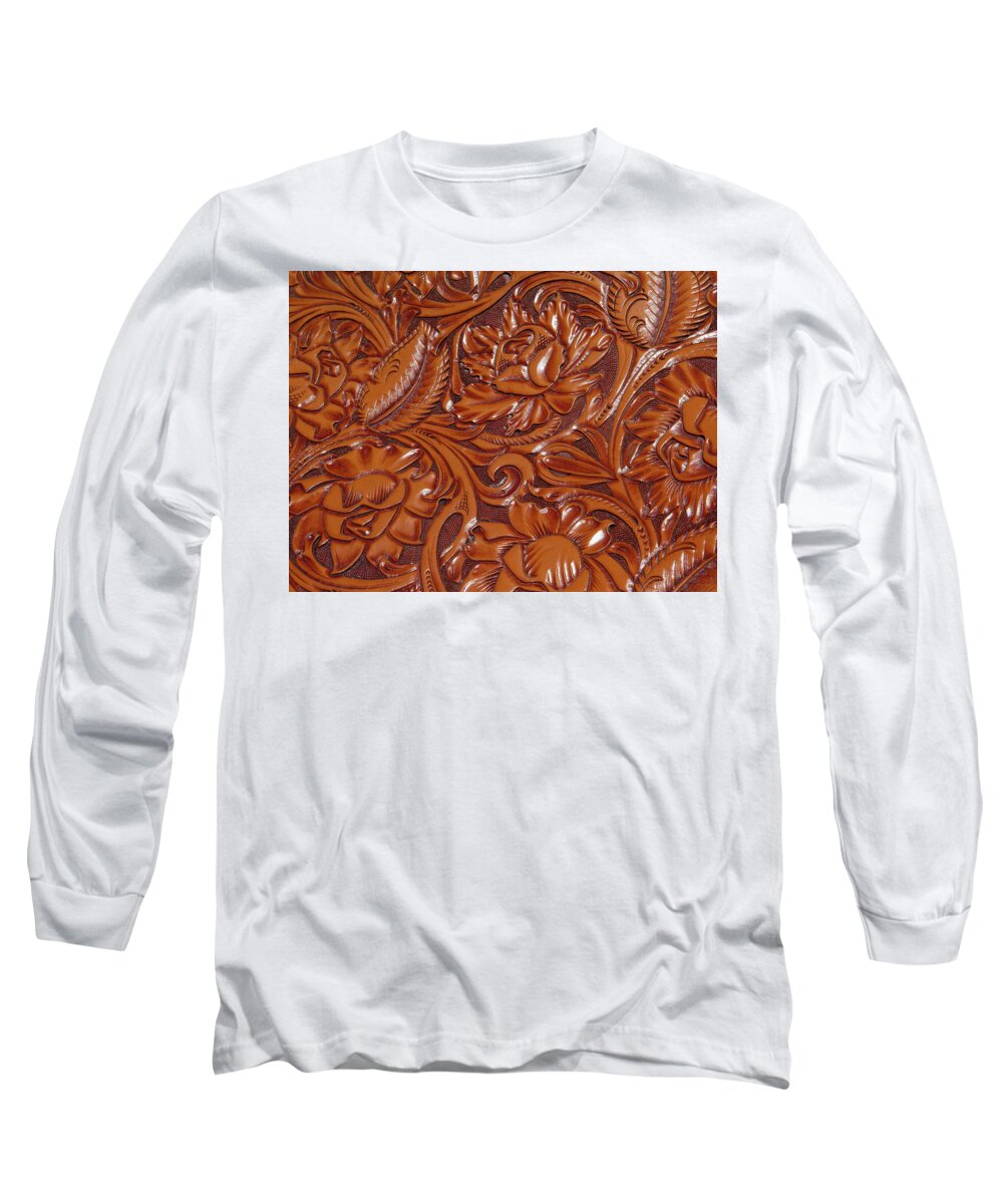 Saddle Long Sleeve T-Shirt featuring the photograph Art of Craft by Diane Bohna