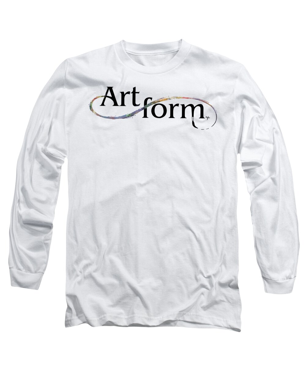 Artform Long Sleeve T-Shirt featuring the drawing Artform02 by Arthur Fix