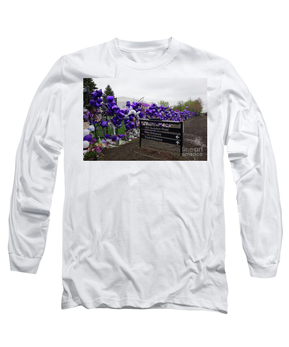 Prince Memorial Long Sleeve T-Shirt featuring the photograph Audubon Road by Jacqueline Athmann