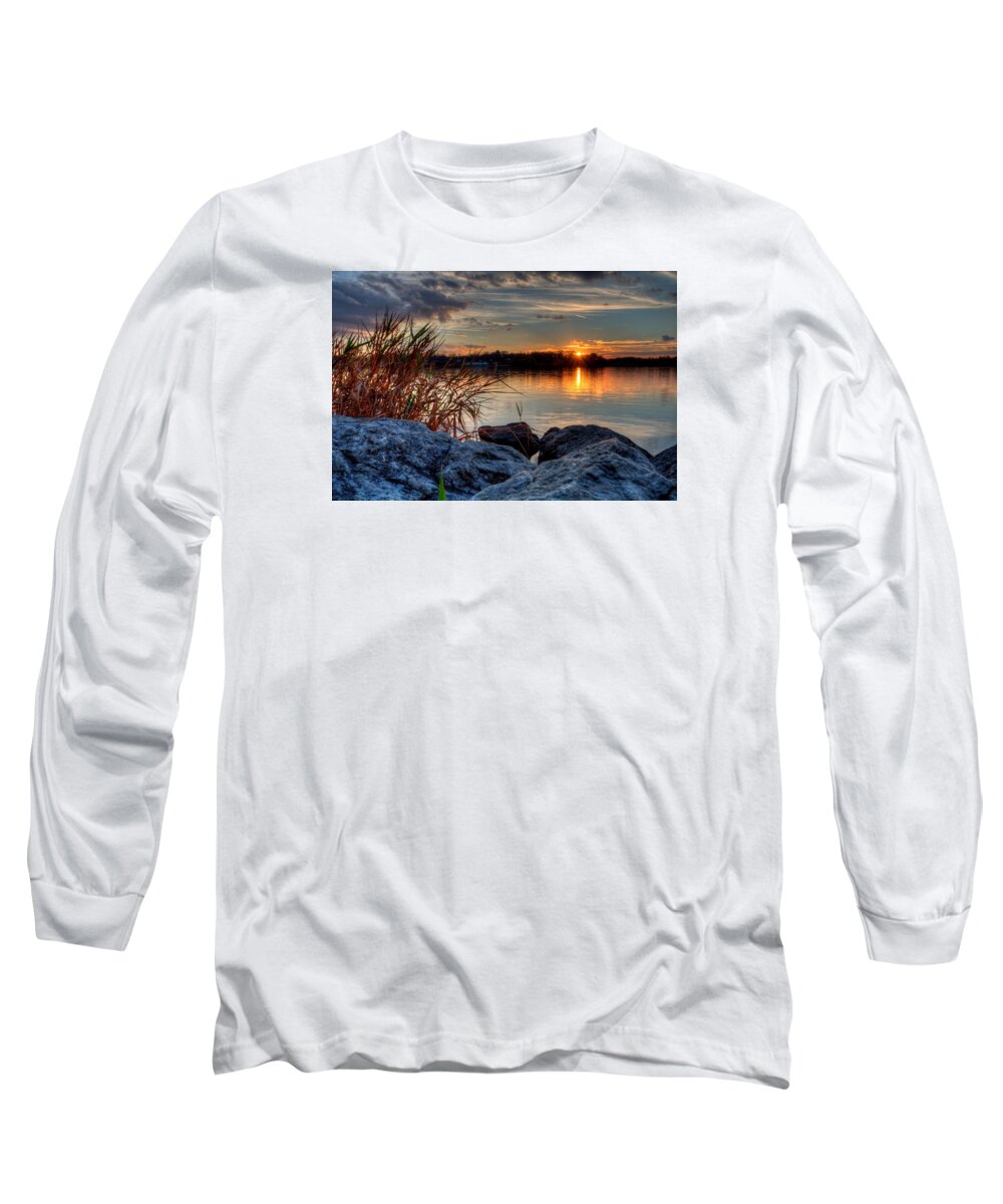 Sunset Long Sleeve T-Shirt featuring the photograph Autumn Sunset by David Dufresne