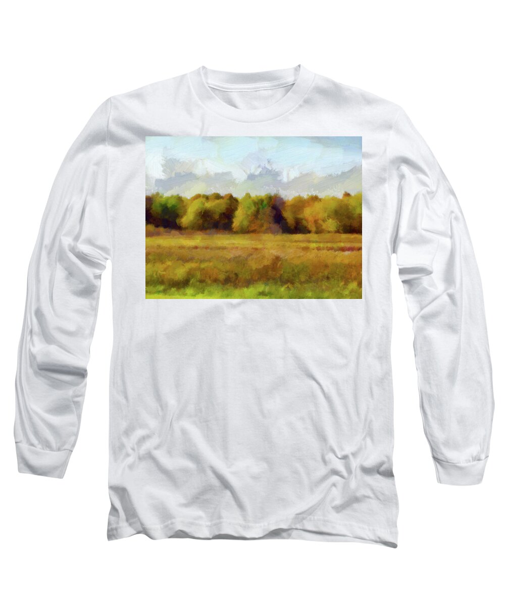 Cedric Hampton Long Sleeve T-Shirt featuring the photograph Autunm Impression 3 by Cedric Hampton