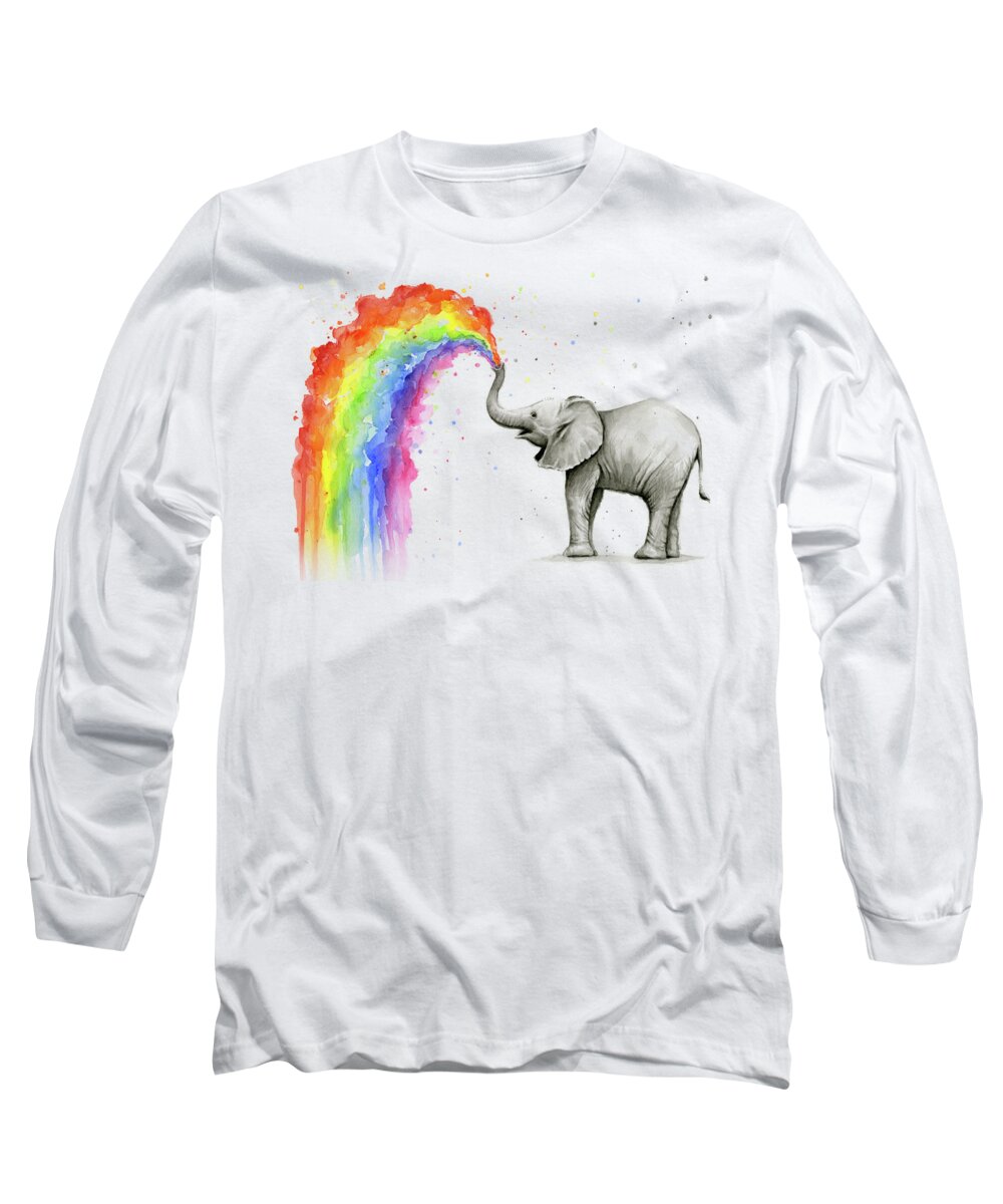 Baby Elephant Long Sleeve T-Shirts | Fine Art America
