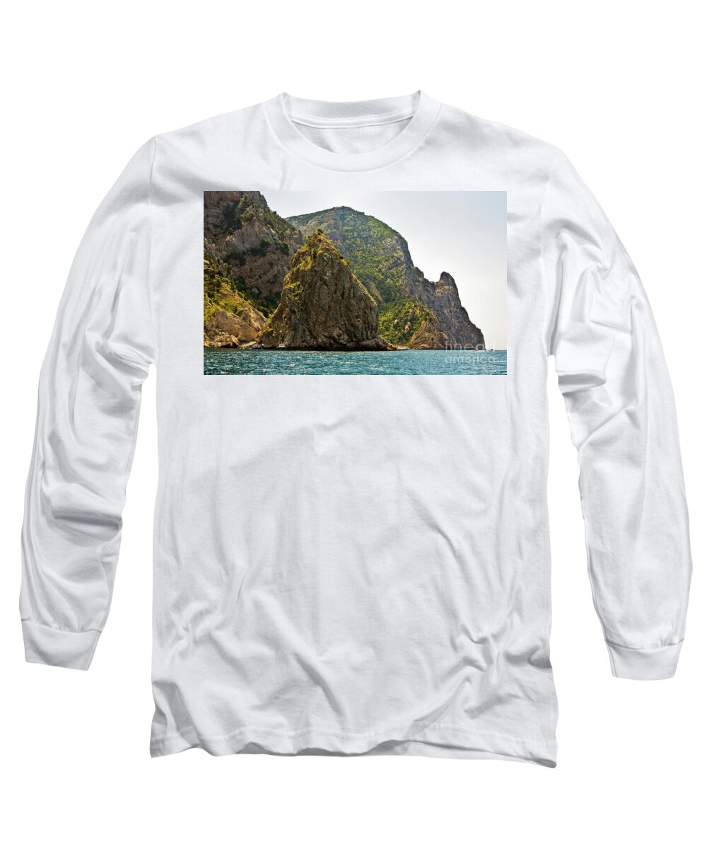 Sea Long Sleeve T-Shirt featuring the photograph Balaclava, Crimea by Irina Afonskaya
