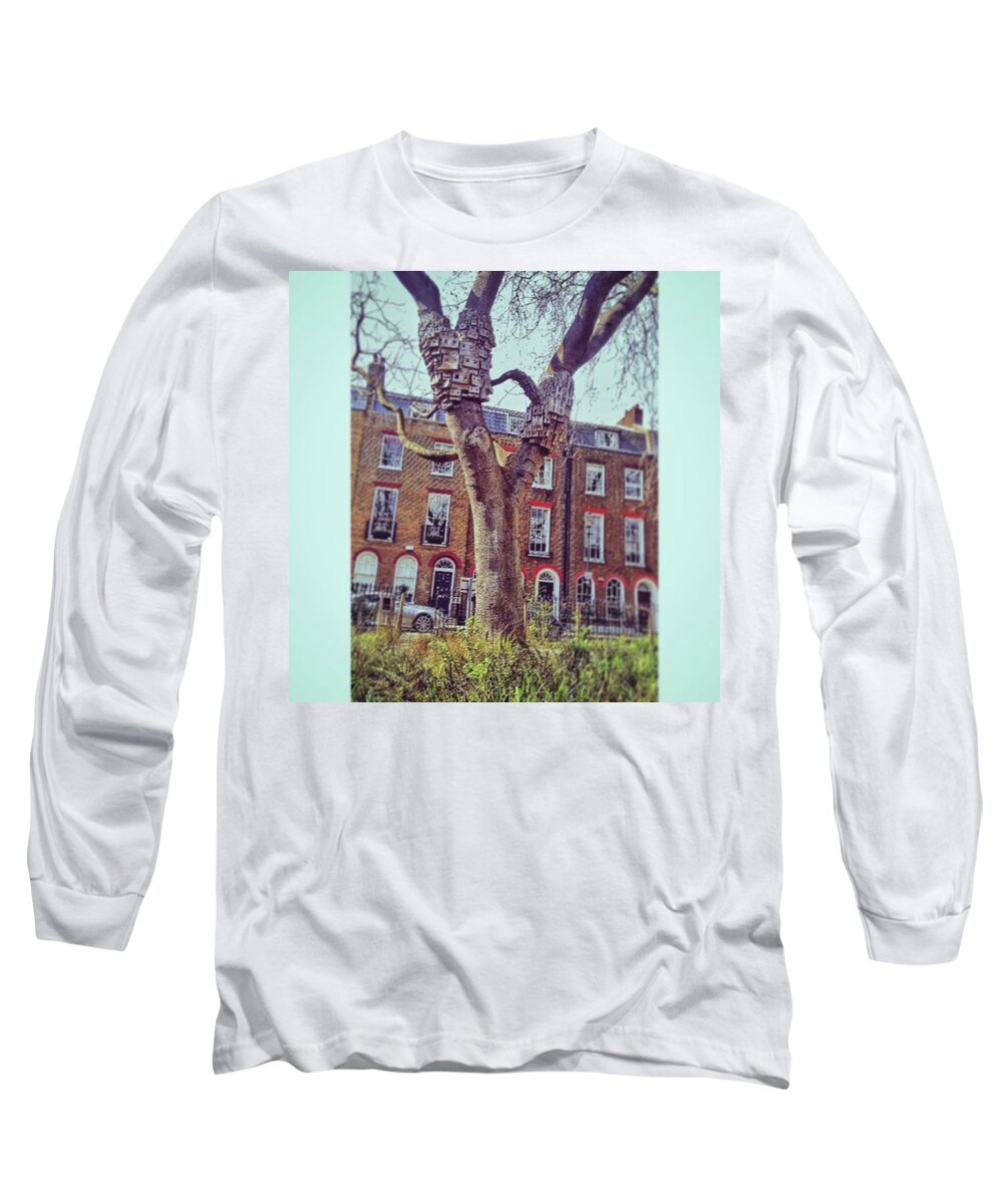 Artistsview Long Sleeve T-Shirt featuring the photograph Bees Nest Bird Box.

#islington by Tai Lacroix