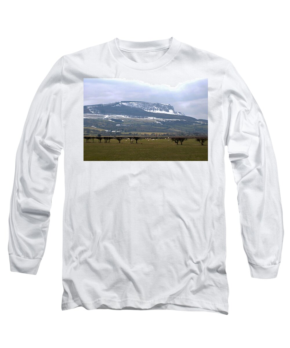 Binevenagh Long Sleeve T-Shirt featuring the photograph Benevenagh by John Hughes