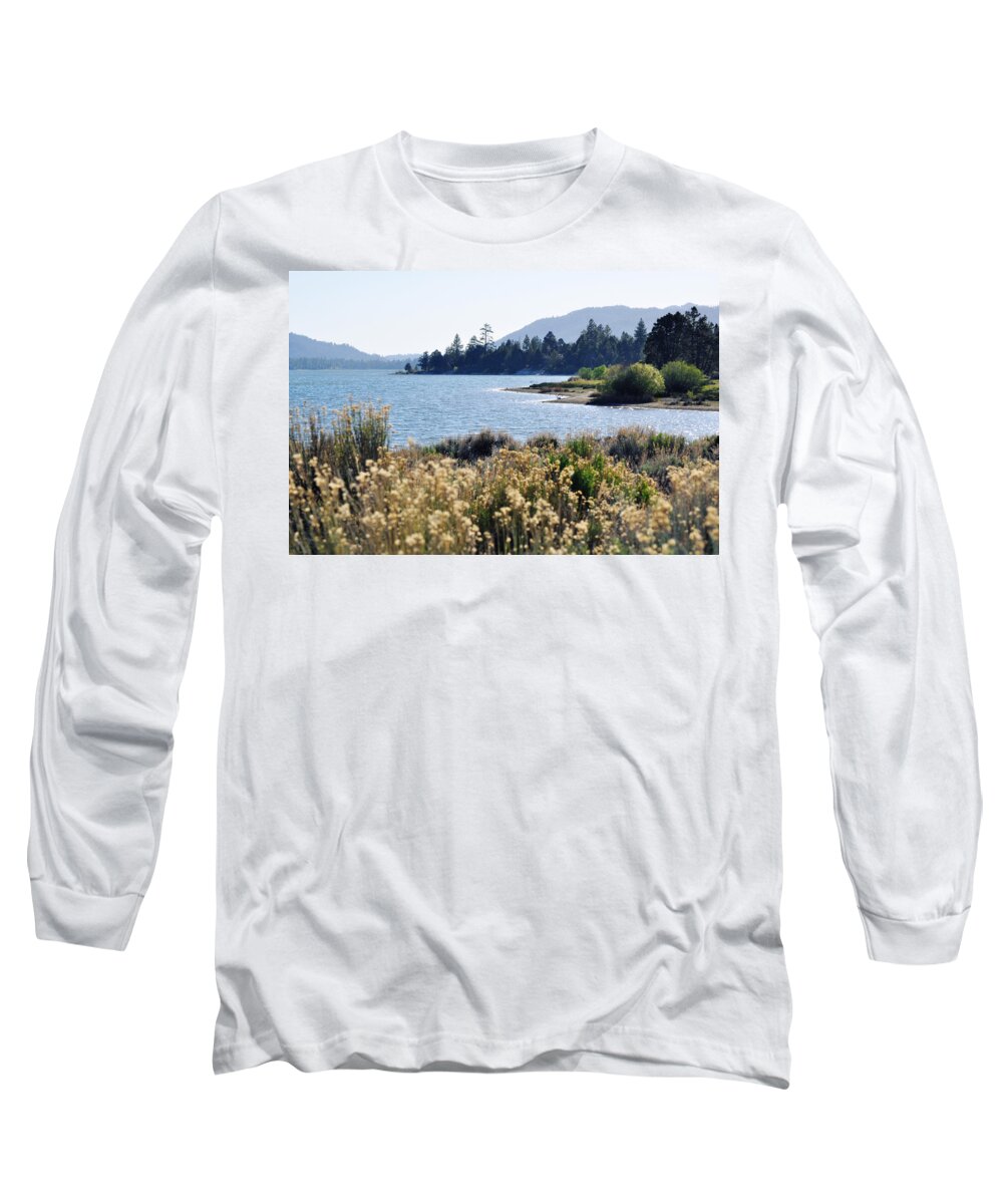Big Bear Lake Long Sleeve T-Shirt featuring the photograph Big Bear Lake Shoreline by Kyle Hanson