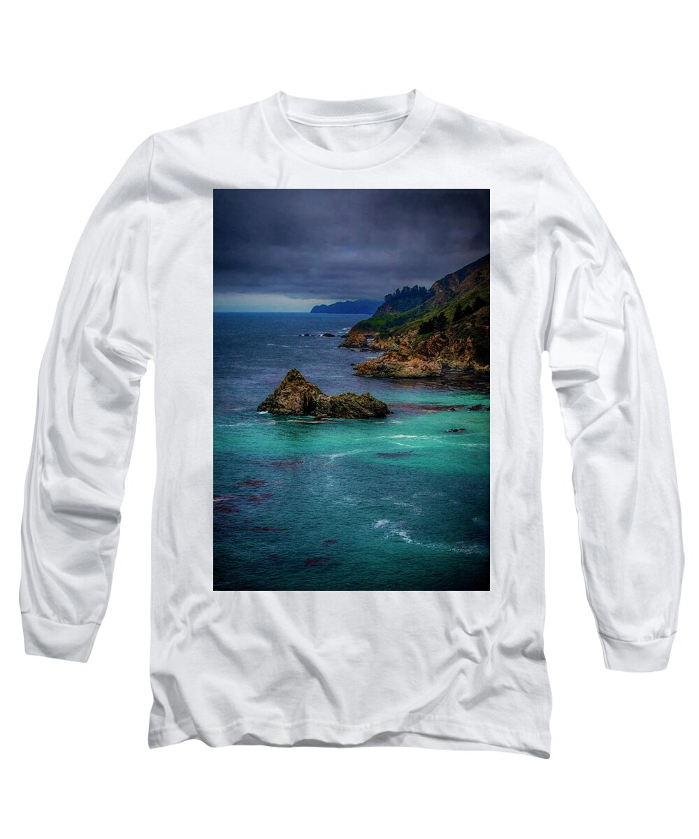 Coastline Long Sleeve T-Shirt featuring the photograph Big Sur Coastline by Joseph Hollingsworth