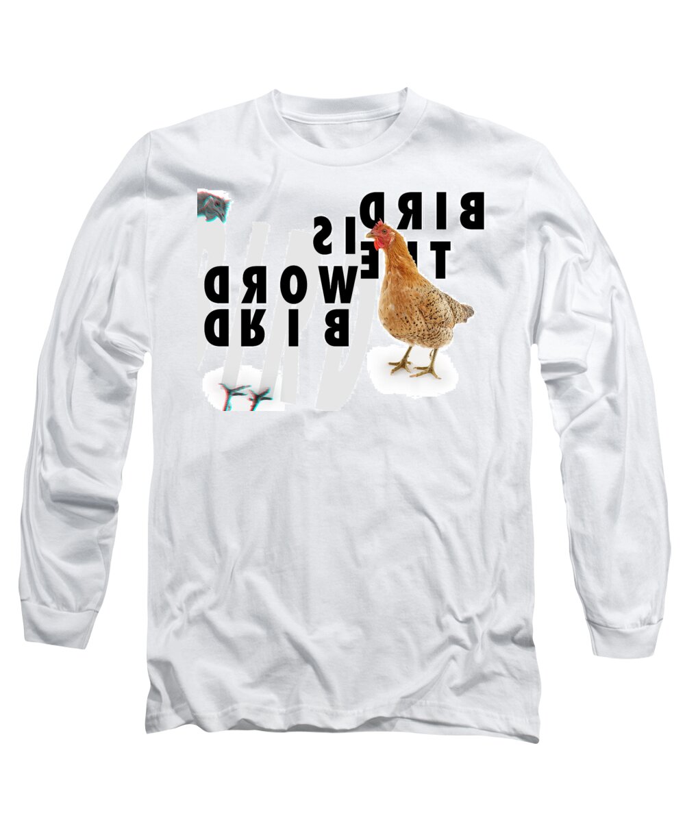 Bird Is The Word Long Sleeve T-Shirt featuring the photograph Bird Is The Word by TC Morgan