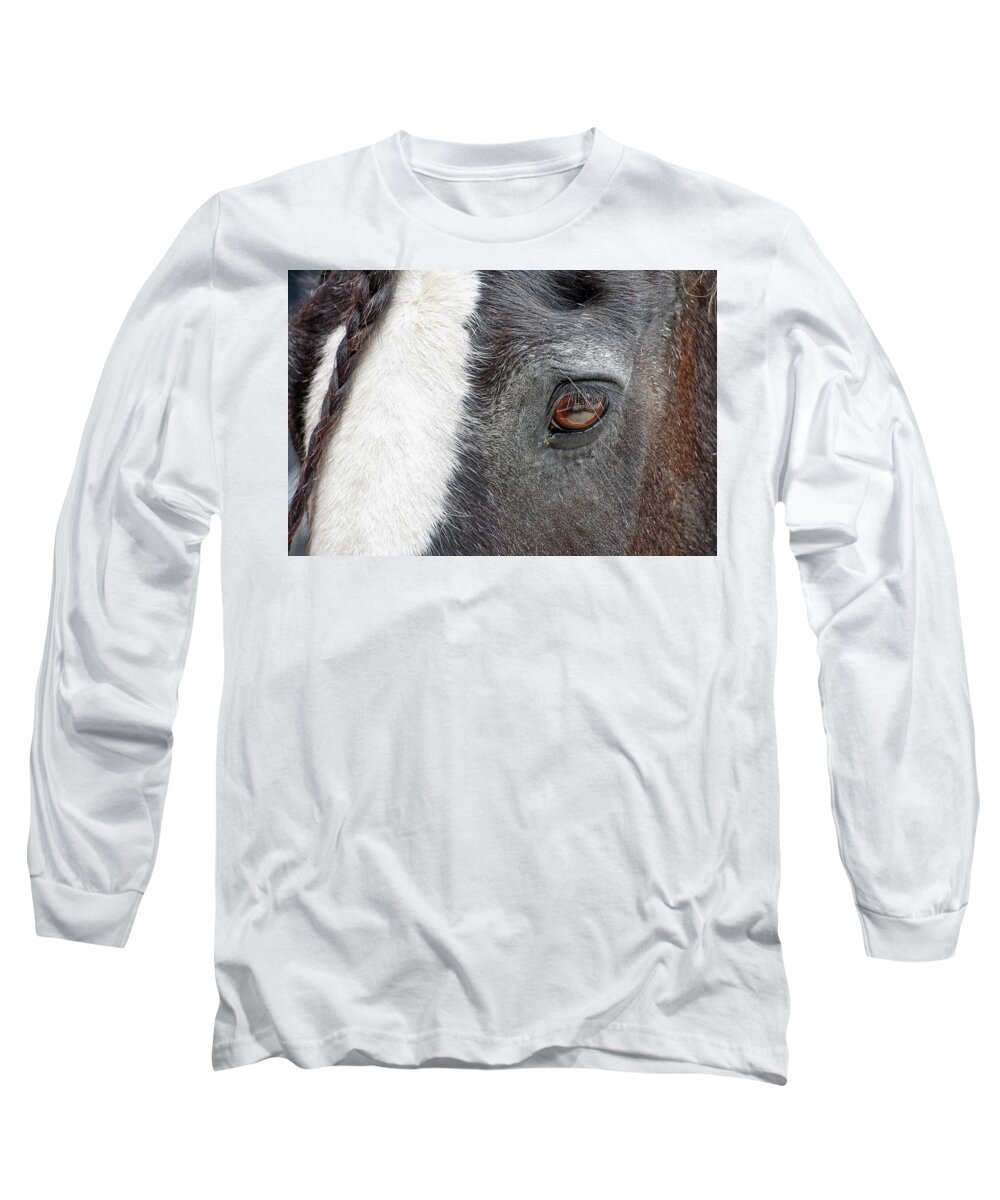  Long Sleeve T-Shirt featuring the photograph Black and White Beauty by Kuni Photography