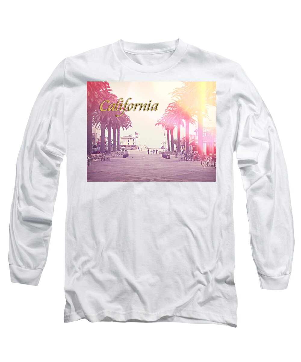 Photograph Long Sleeve T-Shirt featuring the photograph California by Phil Perkins