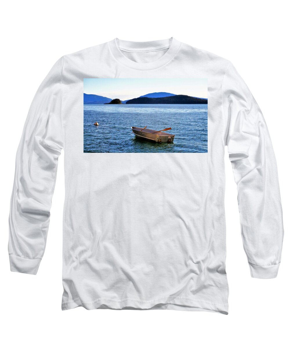 Sea Long Sleeve T-Shirt featuring the photograph Canoe by Martin Cline