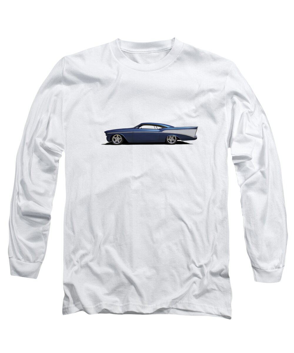 Transportation Long Sleeve T-Shirt featuring the digital art Chezoom by Douglas Pittman