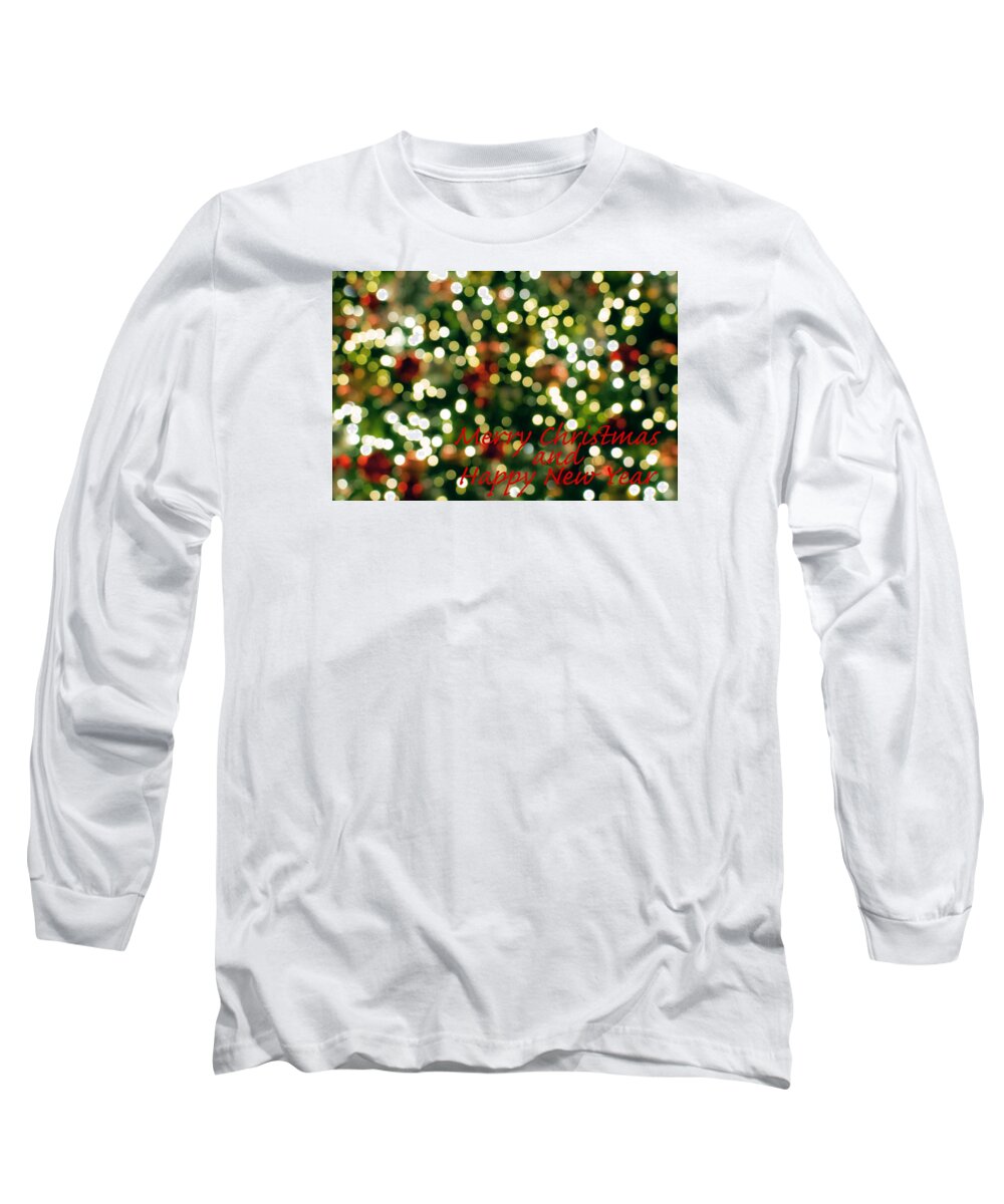 Christmas Tree Long Sleeve T-Shirt featuring the photograph Christmas Greetings by Iryna Goodall