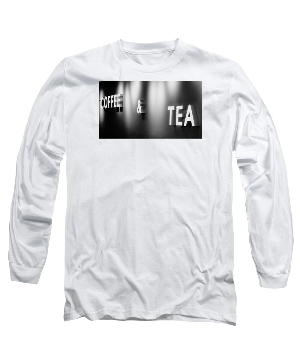 Coffee Long Sleeve T-Shirt featuring the photograph Coffee And Tea by Britten Adams