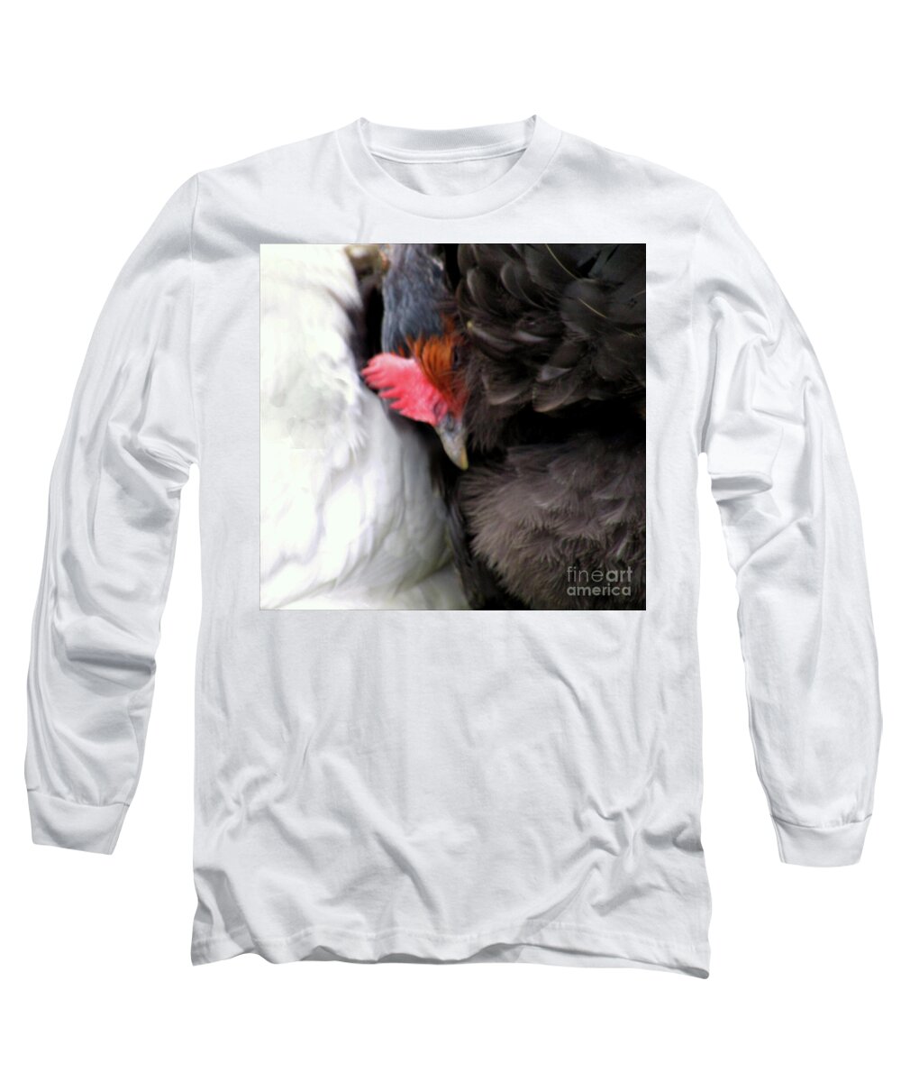 Hens Long Sleeve T-Shirt featuring the photograph Cosy Time by Kim Tran