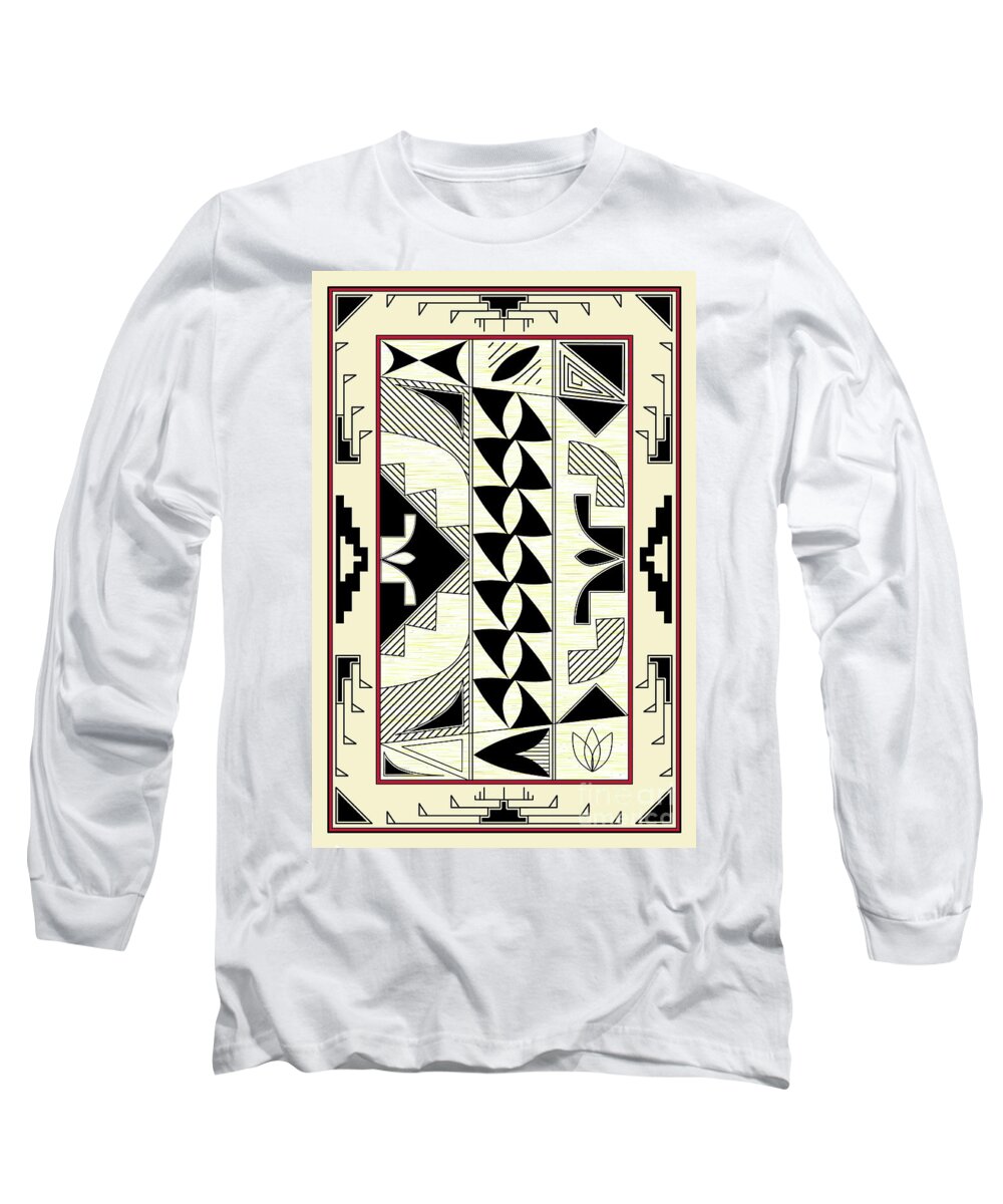 Southwest Art Long Sleeve T-Shirt featuring the digital art Could Be Corn by Tim Hightower