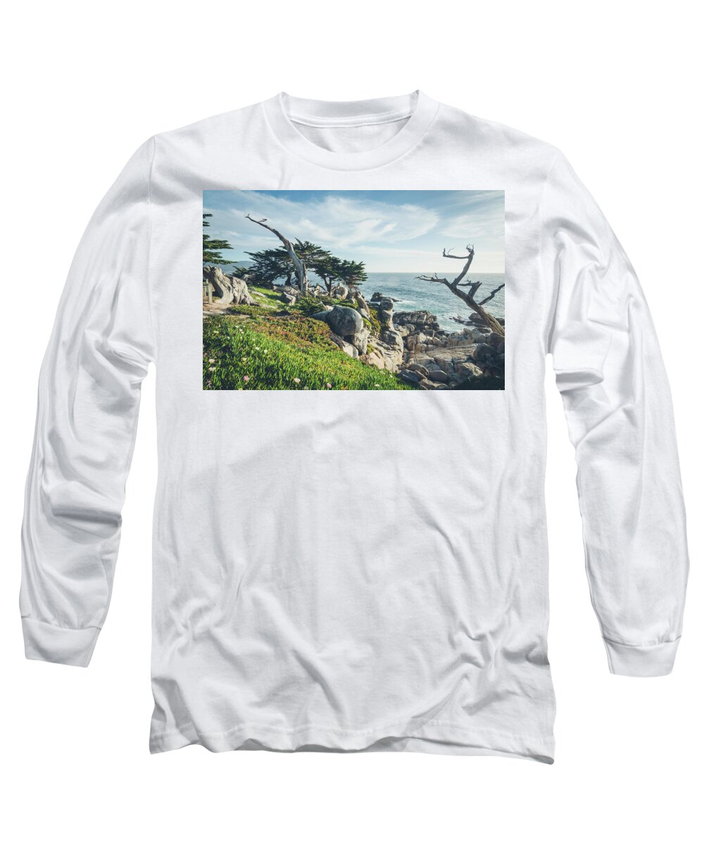 Landscape Long Sleeve T-Shirt featuring the photograph Craggy Coast by Margaret Pitcher