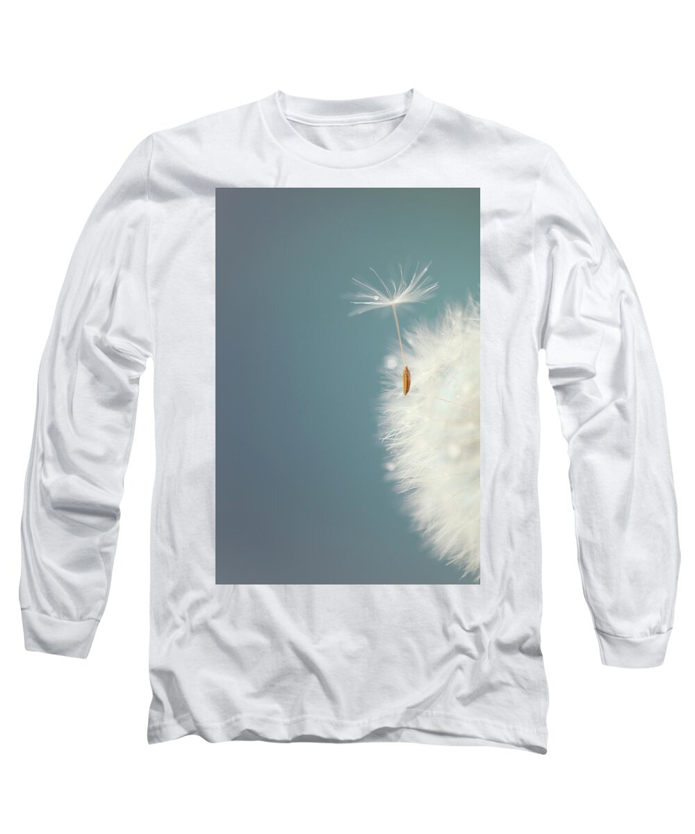 Dandelion Long Sleeve T-Shirt featuring the photograph Dandelion Seedhead by Susan Gary