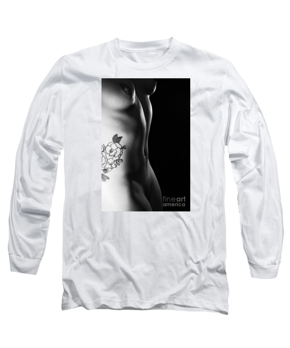 Artistic Long Sleeve T-Shirt featuring the photograph Darkness emerge by Robert WK Clark
