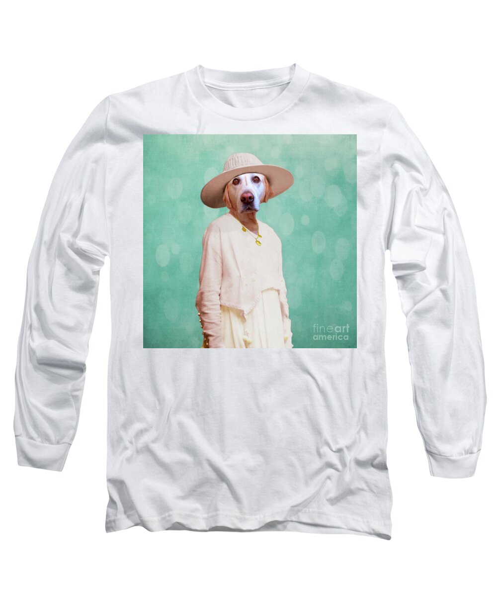 Dog Long Sleeve T-Shirt featuring the digital art Desperate Housewife by Martine Roch