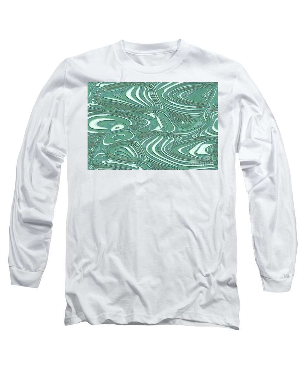 Photo Long Sleeve T-Shirt featuring the photograph Digital Abstract by Marsha Heiken