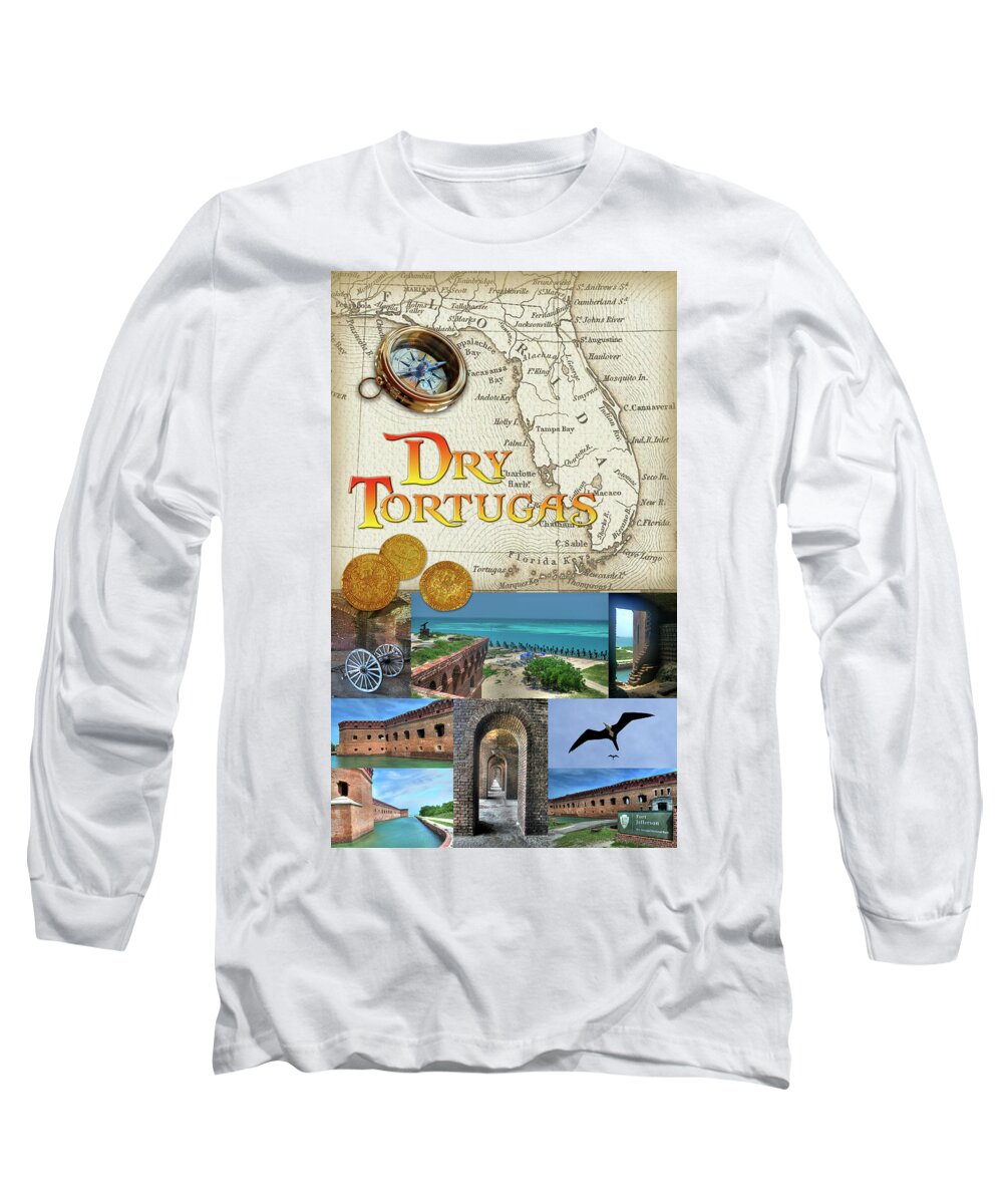 Dry Tortugas Long Sleeve T-Shirt featuring the photograph Dry Tortugas by Timothy Lowry