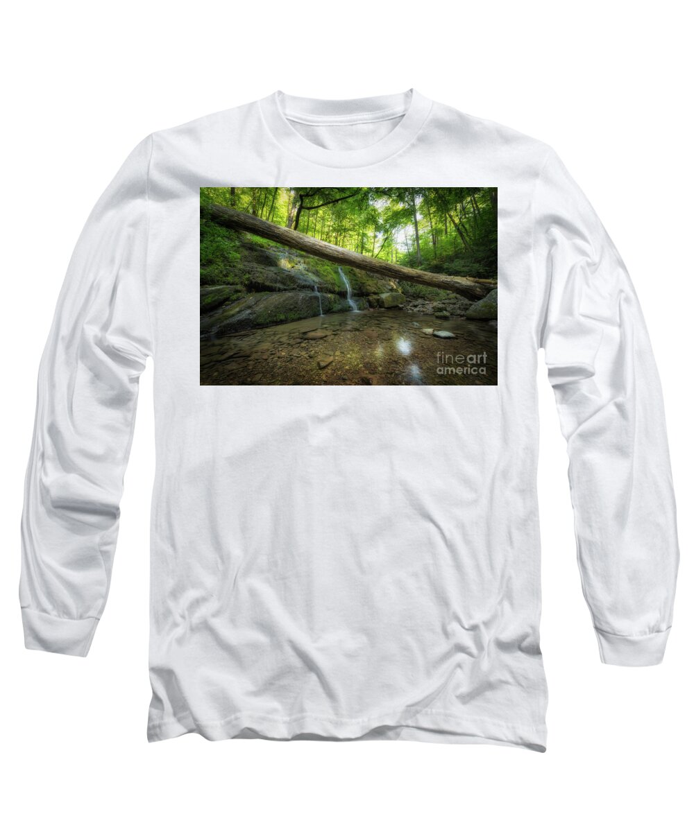 Dunnfield Creek Long Sleeve T-Shirt featuring the photograph Dunnfield Creek by Michael Ver Sprill