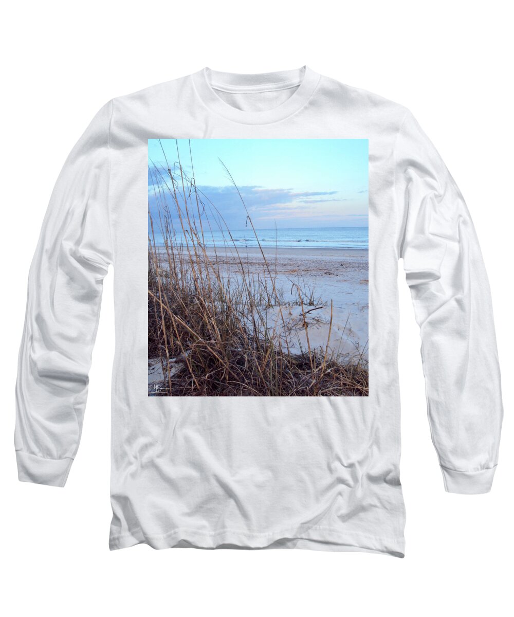 Beach Long Sleeve T-Shirt featuring the photograph East Coast Morning by Mary Anne Delgado
