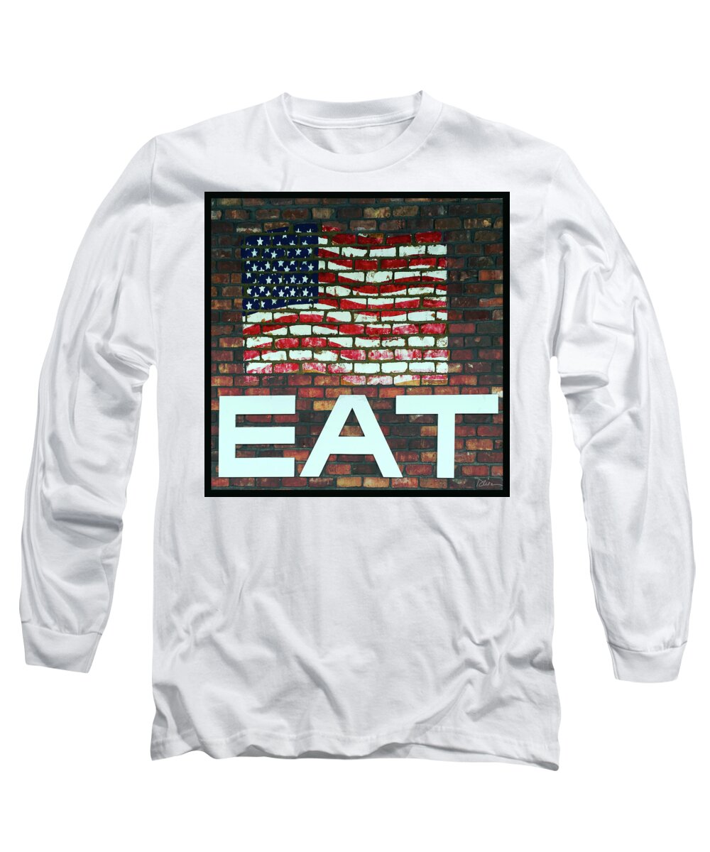 Eat Long Sleeve T-Shirt featuring the photograph Eat by Peggy Dietz