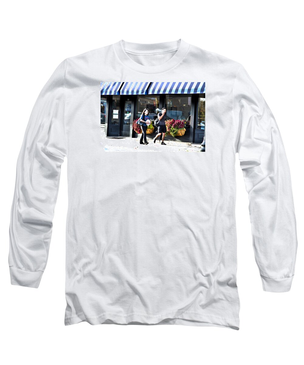 People Long Sleeve T-Shirt featuring the photograph Egg Transport by David Ralph Johnson