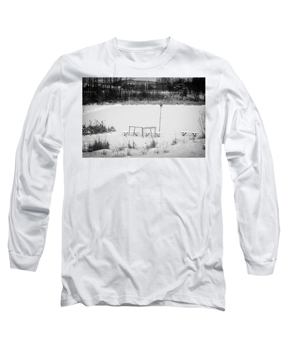 Hockey Long Sleeve T-Shirt featuring the photograph Field of Dreams by Doug Gibbons
