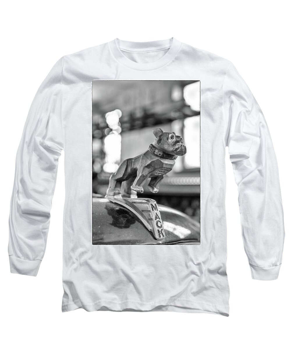 Charleston Long Sleeve T-Shirt featuring the photograph Fire Truck Hood Ornament by Patricia Schaefer
