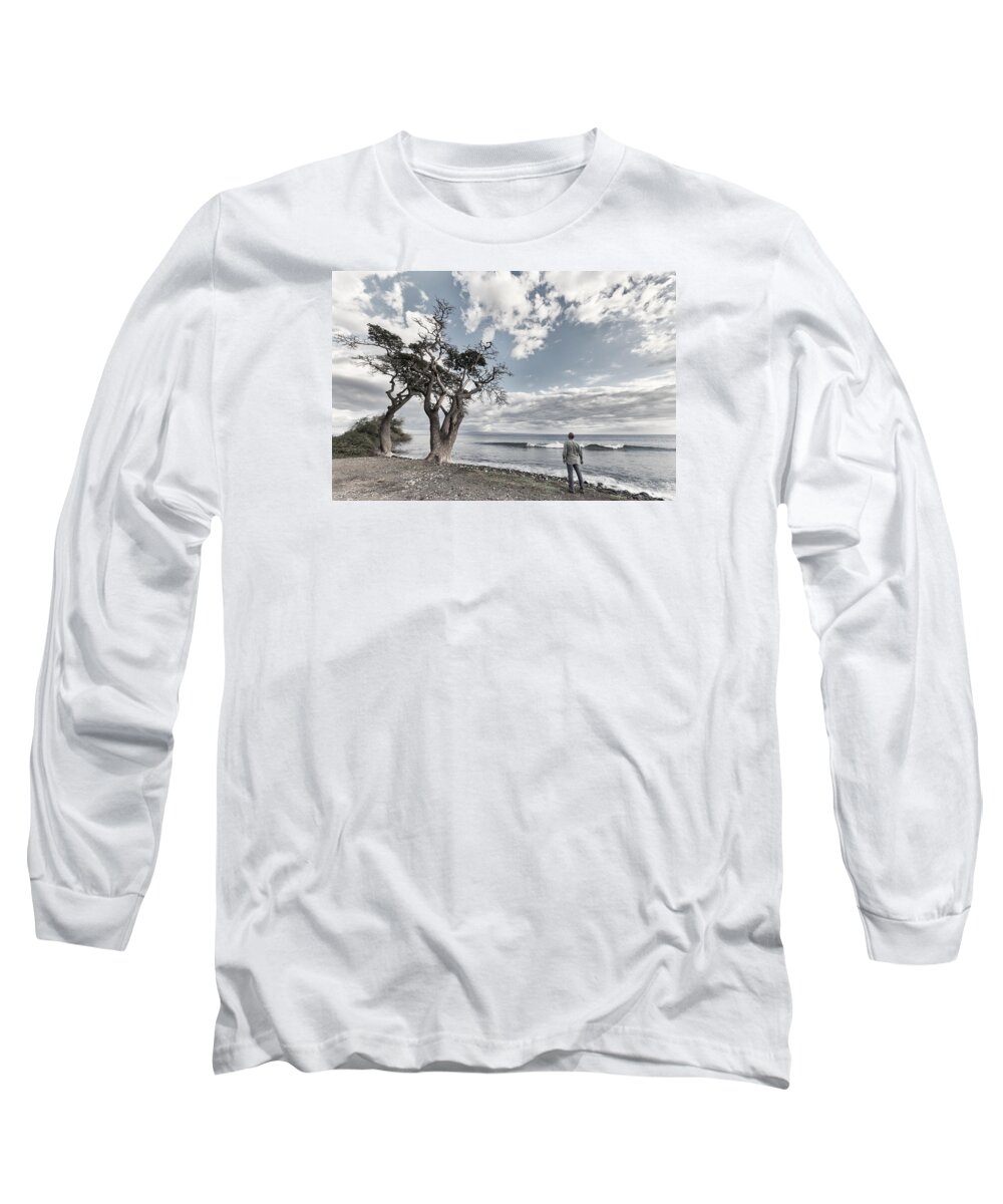 Beach Long Sleeve T-Shirt featuring the photograph FLA-150717-ND800E-25974-color by Fernando Lopez Arbarello