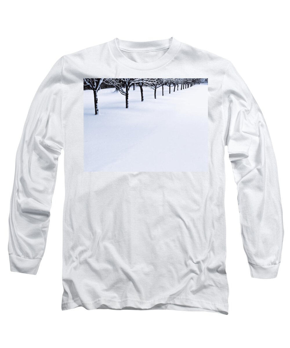 Winter Long Sleeve T-Shirt featuring the photograph Fresh Snow by John Hansen