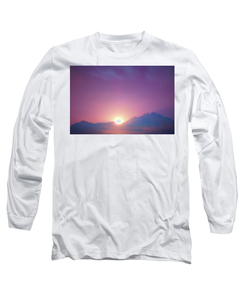 Sun Long Sleeve T-Shirt featuring the photograph Glorious Sunset In Africa by Johanna Hurmerinta