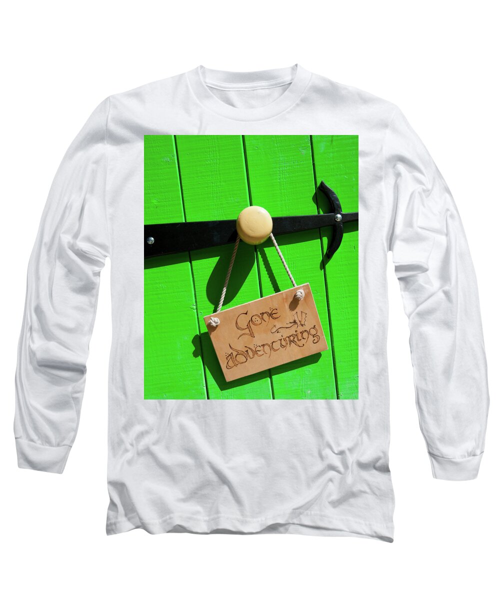 Hobbit Hole Long Sleeve T-Shirt featuring the photograph Gone Adventuring by Helen Jackson