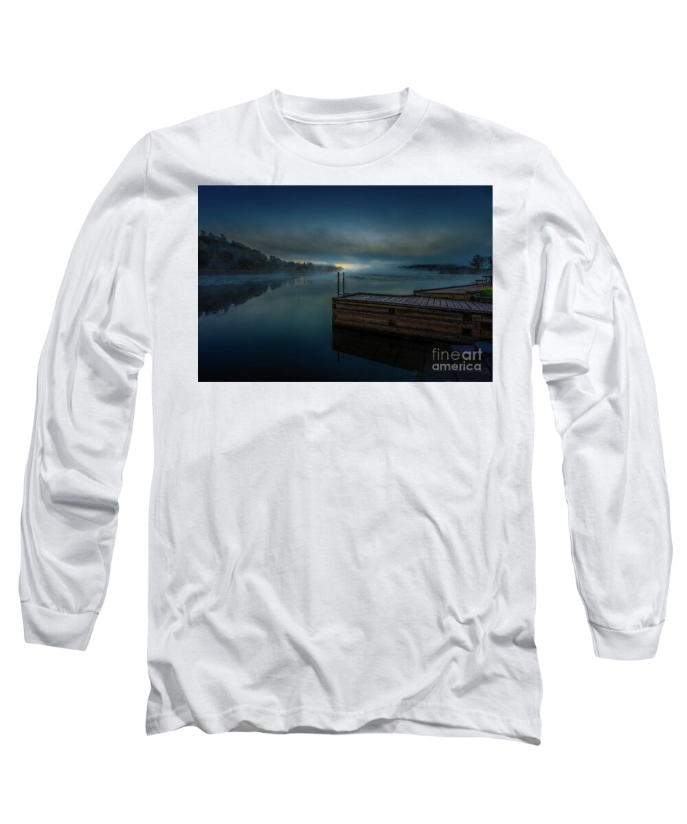 Calm Long Sleeve T-Shirt featuring the photograph Grass Creek Sunrise 1 by Roger Monahan