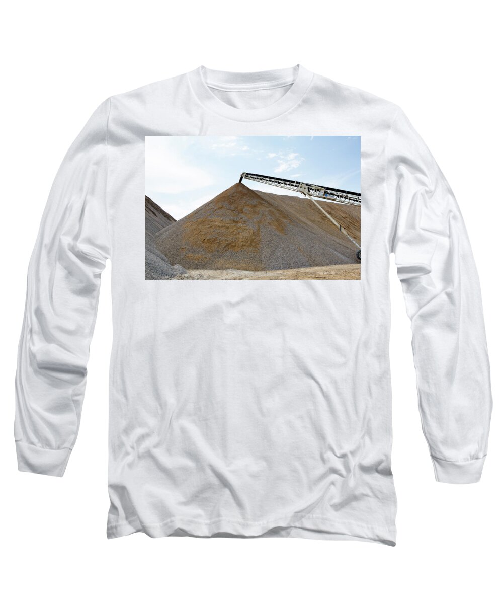 Crush Long Sleeve T-Shirt featuring the photograph Gravel Mountain by David Buhler
