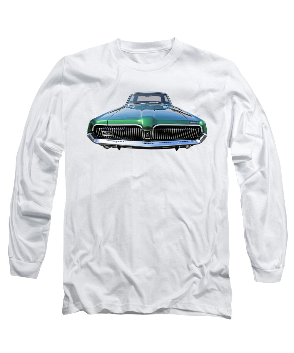 Ford Mercury Long Sleeve T-Shirt featuring the photograph Green With Envy - 68 Mercury by Gill Billington