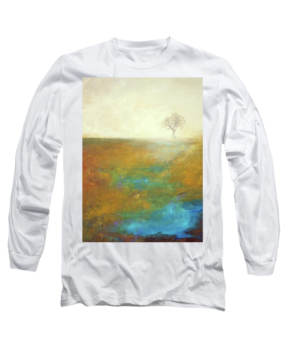 Nature Long Sleeve T-Shirt featuring the painting Grounded by Dina Dargo