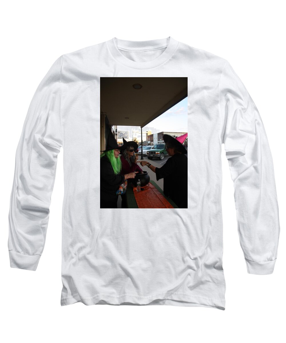 Halloween Long Sleeve T-Shirt featuring the photograph Halloween at The Crafters Choice by Kathryn Cornett