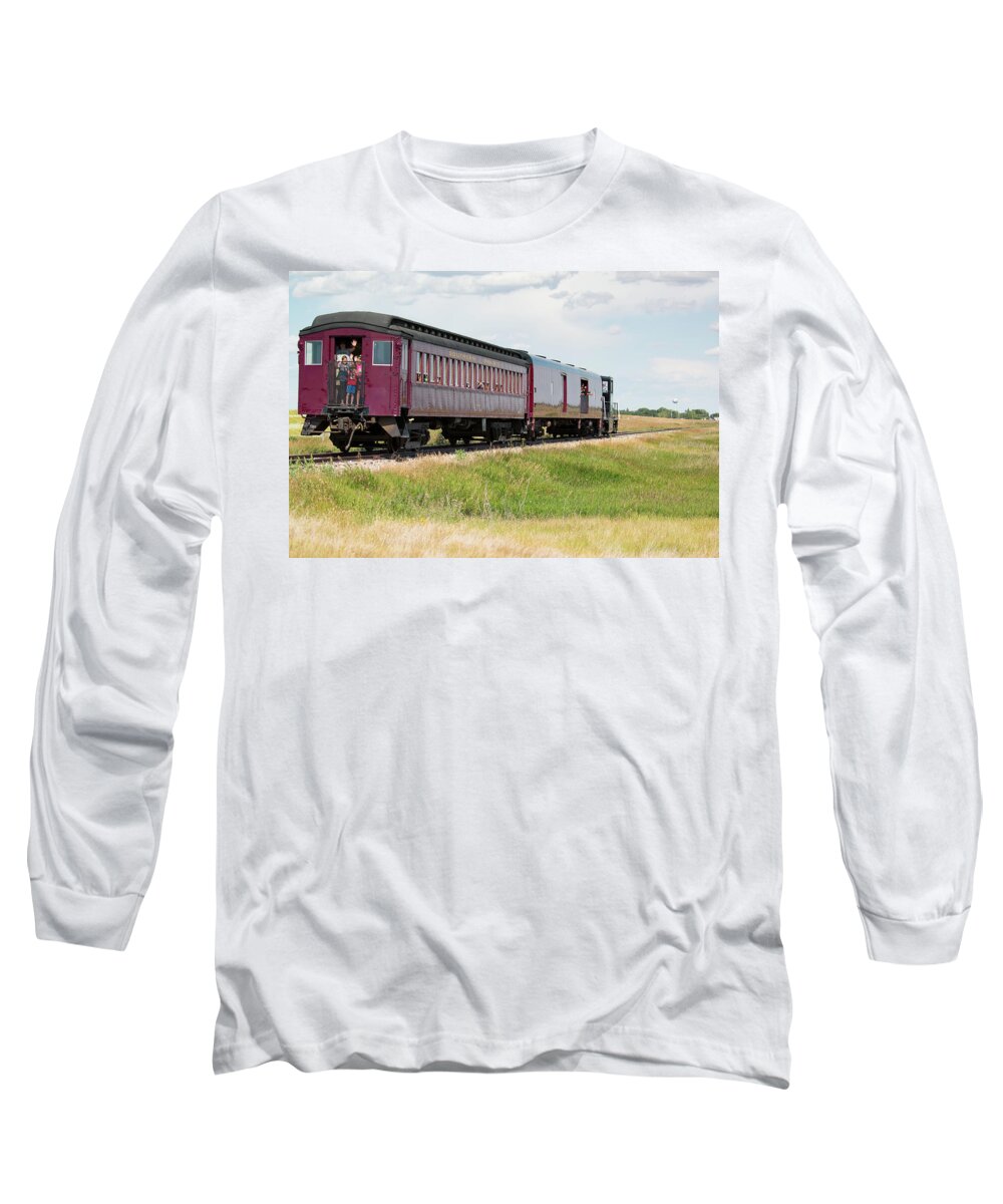 Car Long Sleeve T-Shirt featuring the photograph Heading to Town by David Buhler