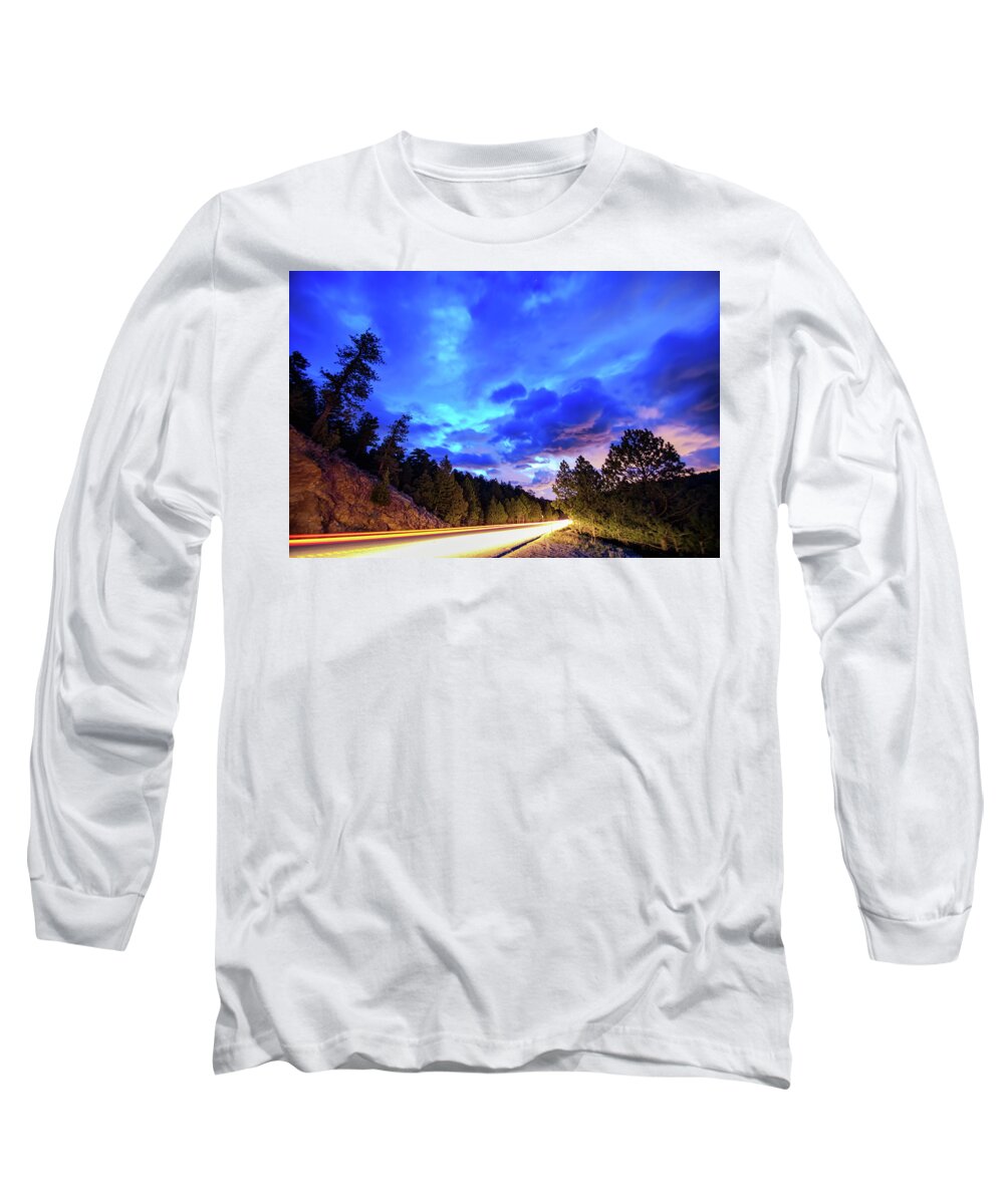 Stars Long Sleeve T-Shirt featuring the photograph Highway 7 To Heaven by James BO Insogna