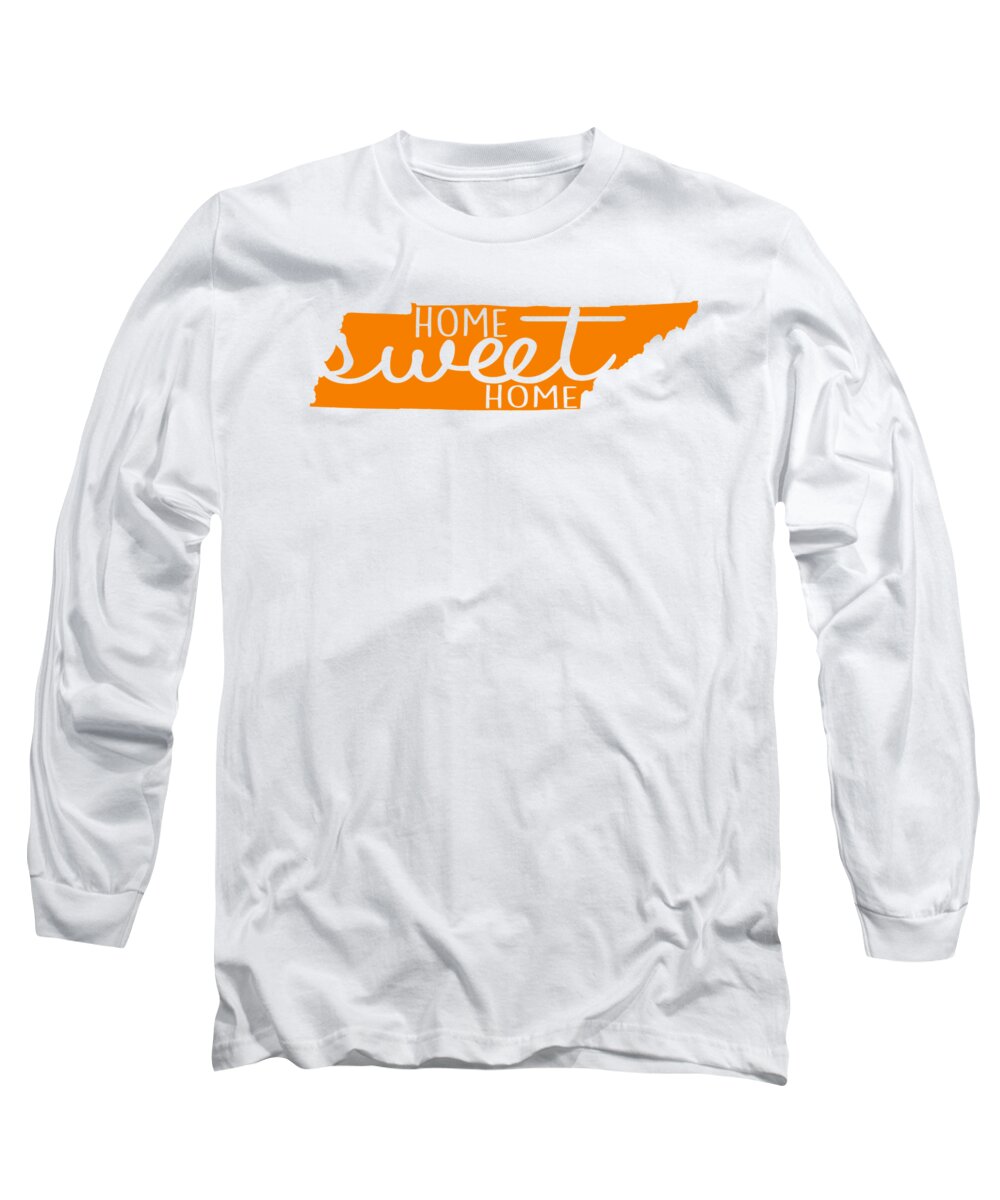 Tennessee Long Sleeve T-Shirt featuring the digital art Home Sweet Home Tennessee by Heather Applegate