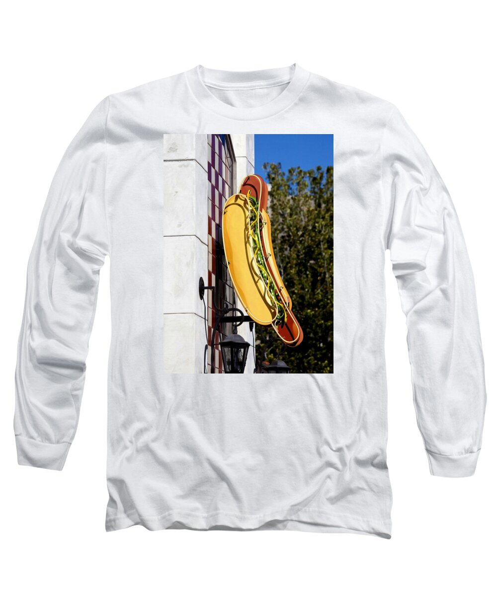 Hot Dogs Long Sleeve T-Shirt featuring the photograph Hot Dogs by Art Block Collections