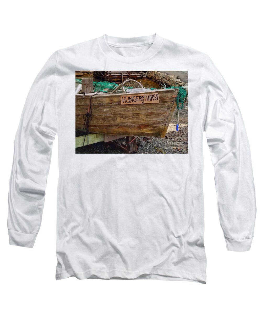 Fishing Long Sleeve T-Shirt featuring the photograph Hunger and Thirst by Mary Capriole