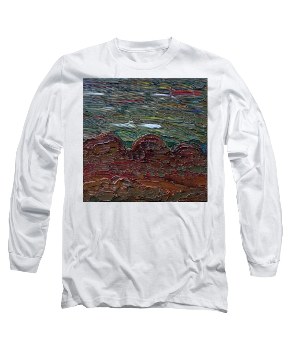 Nature Long Sleeve T-Shirt featuring the painting I Have a Dream... by Vadim Levin